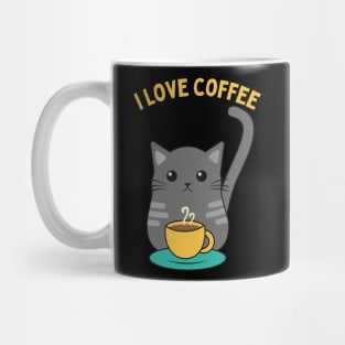 In need of coffee lover coffee addict Funny tired exhausted kitty Mug